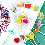 80pcs Cocktail Accessories Pack for Summer Parties