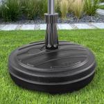 Black Parasol Umbrella Base for Garden or Beach