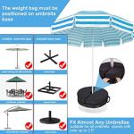 Heavy Duty Parasol Base Weights Bag - 40kg