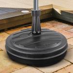 Black Parasol Umbrella Base for Garden or Beach