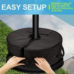 Heavy Duty Parasol Base Weights Bag - 40kg