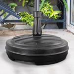 Black Parasol Umbrella Base for Garden or Beach