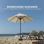 Heavy Duty Umbrella Base for Patios, Black