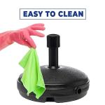 Heavy Duty Umbrella Base for Patios, Black