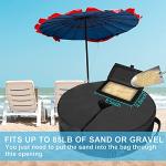 Heavy Duty Parasol Base Weights Bag - 40kg