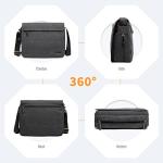 Men's Canvas Shoulder Bag for Work and Travel