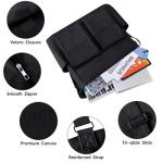 RZMAYIS Canvas Laptop Messenger Bag - Black