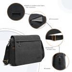 Men's Canvas Shoulder Bag for Work and Travel