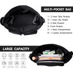 RZMAYIS Canvas Laptop Messenger Bag - Black