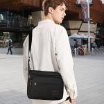 JAKAGO Black Canvas Messenger Bag for All Occasions