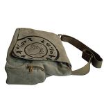 Men's Military Green Canvas Shoulder Bag