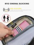 Lightweight Anti-Theft RFID Messenger Crossbody Bag