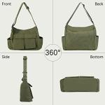 DKIIL NOIYB Large Canvas Crossbody Messenger Bag