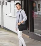 JAKAGO Black Canvas Messenger Bag for All Occasions