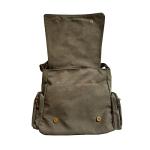 Men's Military Green Canvas Shoulder Bag