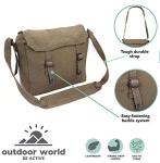 Vintage Military Style Canvas Messenger Bag