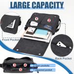 Eshow Men's Canvas Laptop Messenger Bag 14 Inch