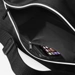 Retro Black and White Shoulder Bag by Bagbase