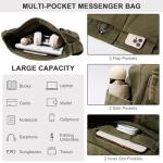 Large Canvas Messenger Bags for Women and Men