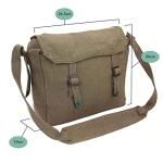 Vintage Military Style Canvas Messenger Bag