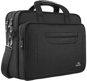 MATEIN 15.6 Inch Laptop Shoulder Bag - Black