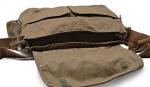 Vintage Army Green Canvas Crossbody Shoulder Bag