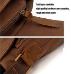 Yimidear Men's Retro Canvas Messenger Bag – Coffee