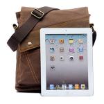 Yimidear Men's Retro Canvas Messenger Bag – Coffee