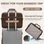 Waterproof Leather Messenger Bag for Men