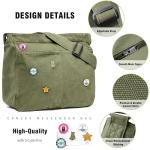 Captain Blues Large Canvas Crossbody Messenger Bag