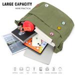 Captain Blues Large Canvas Crossbody Messenger Bag