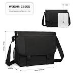 Water-Resistant Laptop Messenger Bag for Men