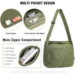 Captain Blues Large Canvas Crossbody Messenger Bag