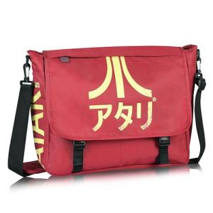 Crimson Red Japanese Logo Messenger Bag