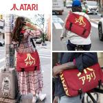 Crimson Red Japanese Logo Messenger Bag