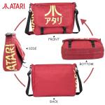 Crimson Red Japanese Logo Messenger Bag