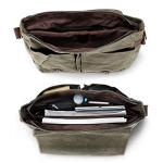 AIZBO Waterproof Army Green Messenger Bag for Laptops