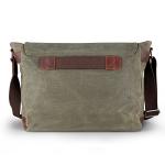 AIZBO Waterproof Army Green Messenger Bag for Laptops