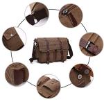 Men’s Vintage Military Canvas Shoulder Bag