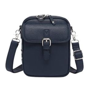 Urvashi Anti-Theft Leather Crossbody Bag