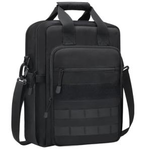 Jetviivid Men's Tactical Messenger Bag - Black