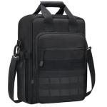 Jetviivid Men's Tactical Messenger Bag - Black