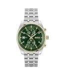 BOSS Men's Skytraveller Chronograph Watch in Silver