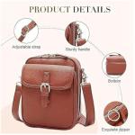 Urvashi Anti-Theft Leather Crossbody Bag