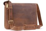 Visconti Leather Messenger Bag for Laptops