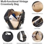 Urvashi Anti-Theft Leather Crossbody Bag