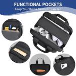 Jetviivid Men's Tactical Messenger Bag - Black