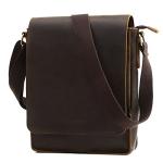 Leathario Vintage Leather Crossbody Bag for Men
