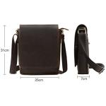 Leathario Vintage Leather Crossbody Bag for Men