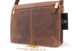 Visconti Leather Messenger Bag for Laptops